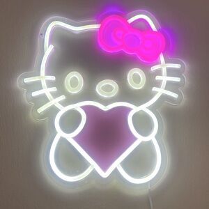 Hello Kitty light up LED sign💋